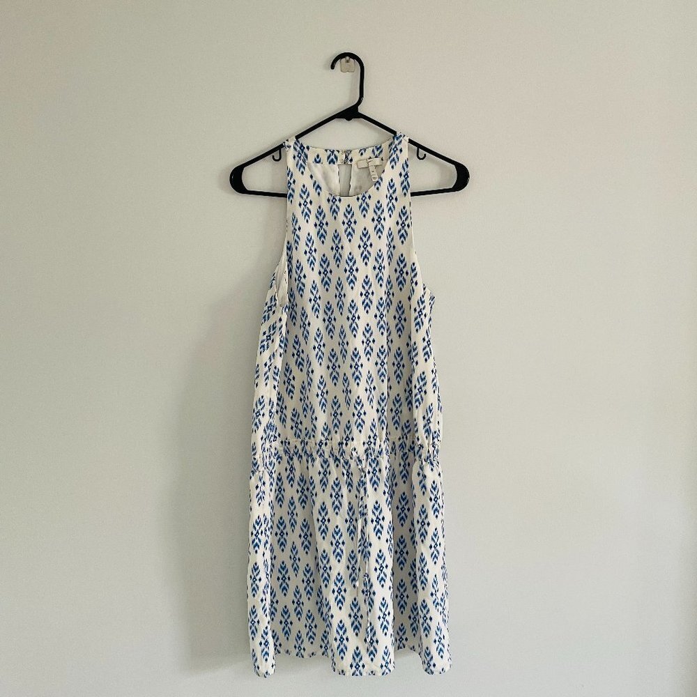 Joie Blue and White Ikat Sundress Size M